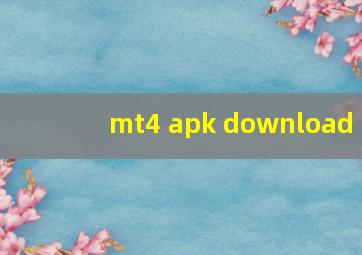 mt4 apk download